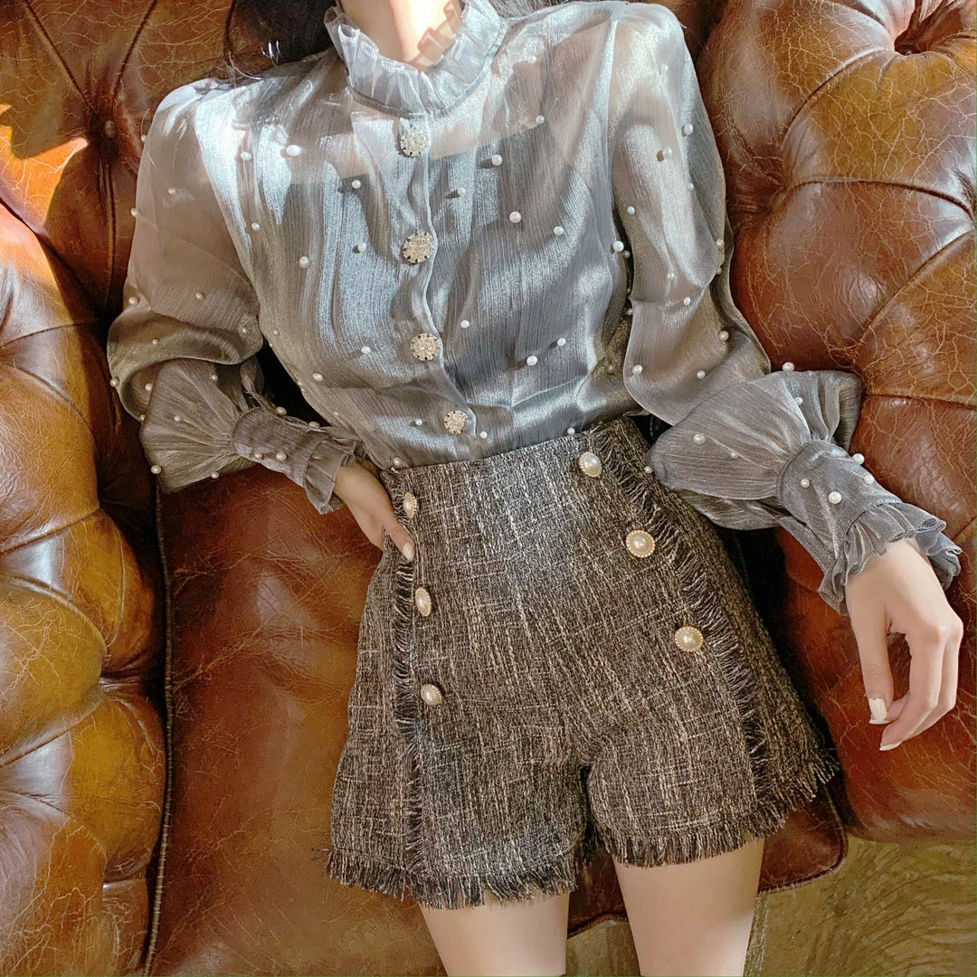 Unzzy HOT SALE Super Fairy Lantern Sleeve Top KF30192 5 Unzzy HOT SALE Super Fairy Lantern Sleeve Top KF30192