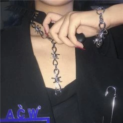 Unzzy Unisex Necklace Bracelet KF9139 Accessories