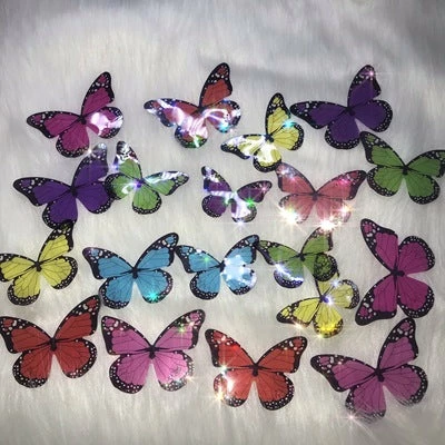 Unzzy Simulation Butterfly Face Sticker KF82515 HOT SALE 8 Unzzy Simulation Butterfly Face Sticker KF82515 HOT SALE