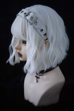 Unzzy Handmade Faux Leather Headband KF82693