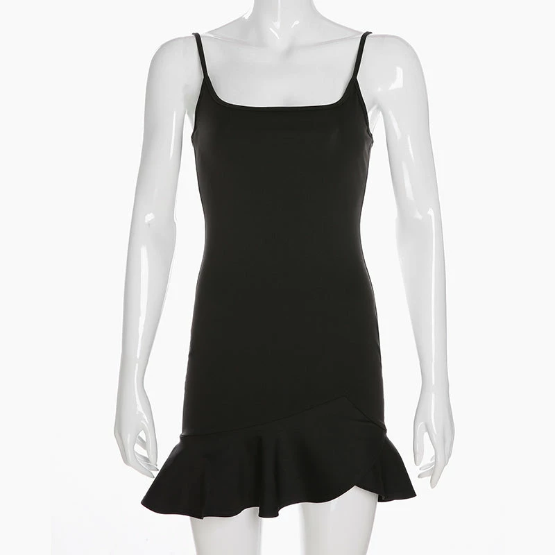 Unzzy Punk Black Dress KF81341 HOT SALE 4 Unzzy Punk Black Dress KF81341 HOT SALE