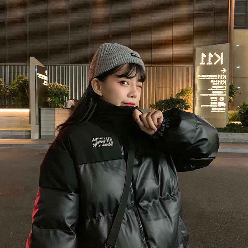 Unzzy Retro Black Cotton Jacket KF82362 2 Unzzy Retro Black Cotton Jacket KF82362