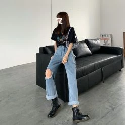 Unzzy Vintage Ripped Jeans KF81539