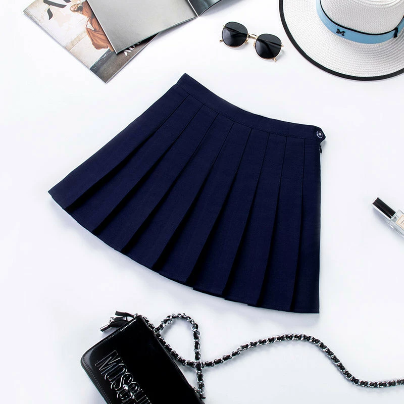 Unzzy HOT SALE Cute High Waist Skirt KF6502 4 Unzzy HOT SALE Cute High Waist Skirt KF6502