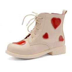 Unzzy HOT SALE Love Print Martin Boots KF81138