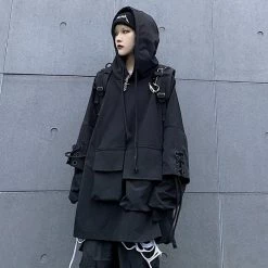 Unzzy HOT SALE Punk Workwear Hoodie KF82346