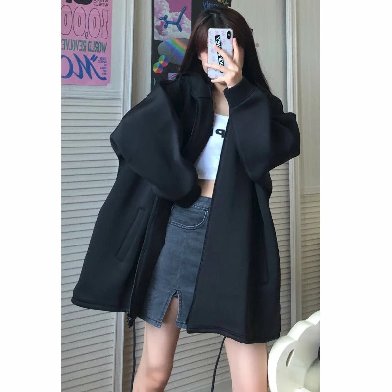 Unzzy Chic Hooded Jacket KF81676 HOT SALE 3 Unzzy Chic Hooded Jacket KF81676 HOT SALE