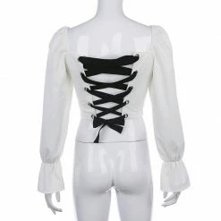 Unzzy Black Long Sleeve T-shirt KF81343 HOT SALE