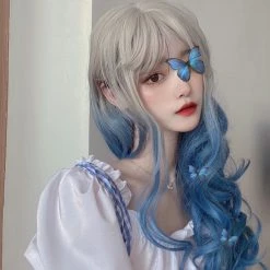 Unzzy Gradient Blue Wig KF81938