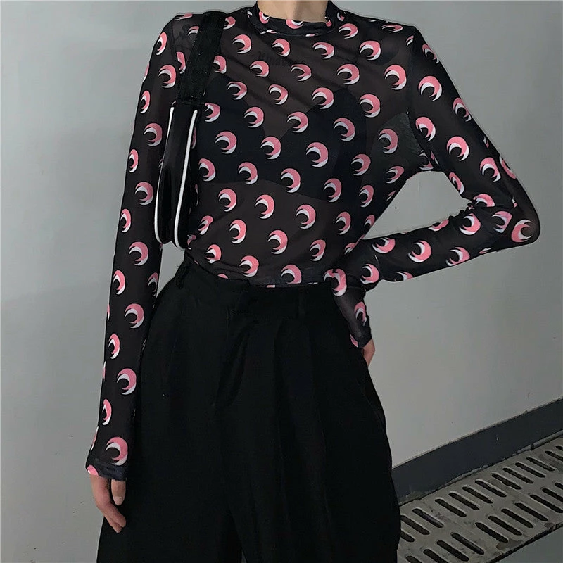 Unzzy HOT SALE Moon T-shirt Two-piece Set KF81592 4 Unzzy HOT SALE Moon T-shirt Two-piece Set KF81592