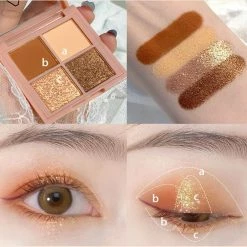 Unzzy Sparkling 4-color Eye Shadow MK0032 Beauty 9 Unzzy Sparkling 4-color Eye Shadow MK0032 Beauty