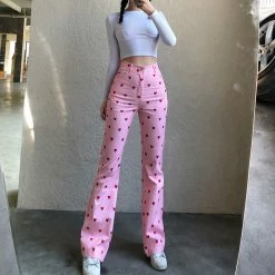 Unzzy Pink Love Pants KF81852 HOT SALE