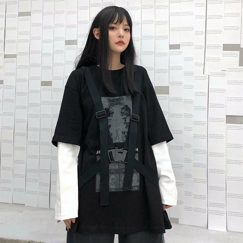 Kfashionstyle Harajuku Tie Long Sleeves KF30109 HOT SALE 1 Kfashionstyle Harajuku Tie Long Sleeves KF30109 HOT SALE
