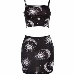 Unzzy HOT SALE Black Star Moon Set KF90573 15 Unzzy HOT SALE Black Star Moon Set KF90573