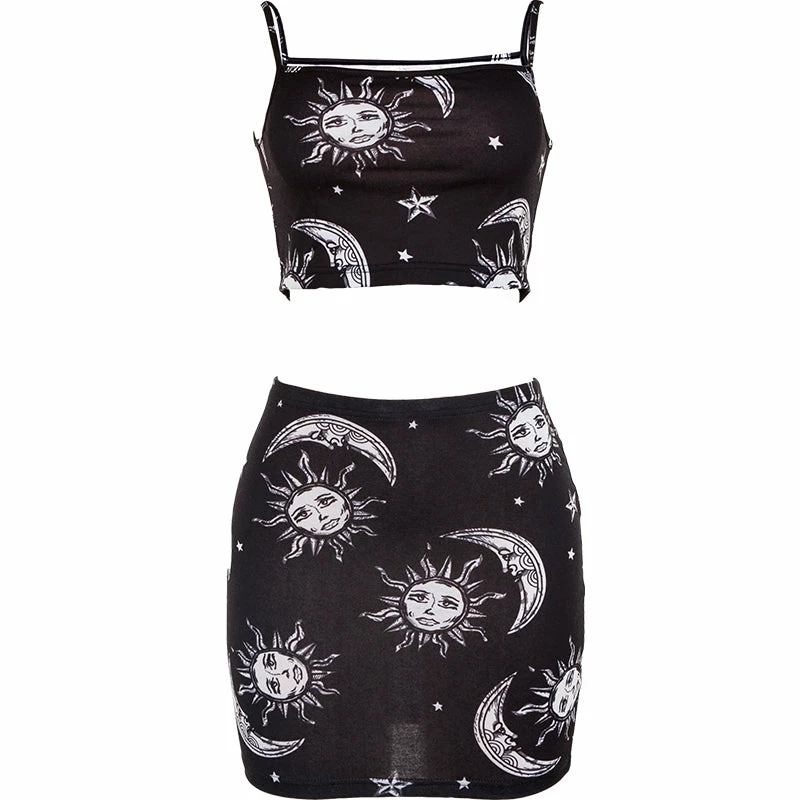 Unzzy HOT SALE Black Star Moon Set KF90573 8 Unzzy HOT SALE Black Star Moon Set KF90573