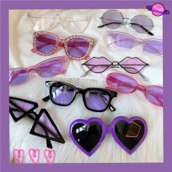 Unzzy Purple Fashion Sunglasses KF81844 HOT SALE