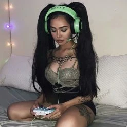 Unzzy Black Double Ponytail 2 Pack KF82688 HOT SALE