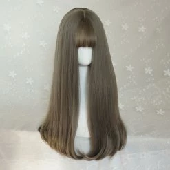 Unzzy Grey Long Roll Wig KF9617