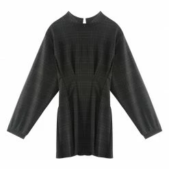 Unzzy Chic Plaid Dress KF9546 HOT SALE