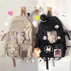 Unzzy HOT SALE Ulzzang Bear Backpack KF82008