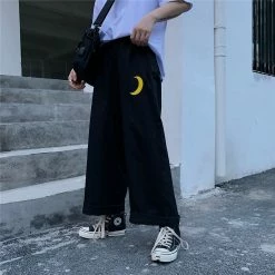 Unzzy HOT SALE Harajuku Moon Pants KF81249