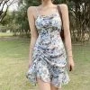 Unzzy Chic Tie-dye Slip Dress KF81062 HOT SALE