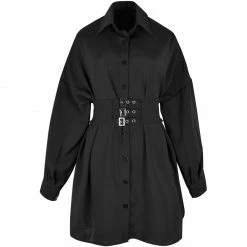 Unzzy Chic Black Dress KF90596