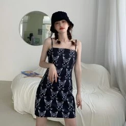 Unzzy Butterfly Strap Dress KF81468