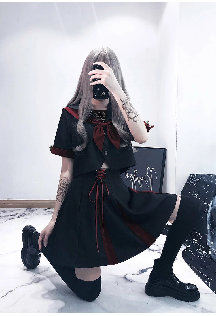 Unzzy Girl Dark Suit KF81102 HOT SALE 5 Unzzy Girl Dark Suit KF81102 HOT SALE