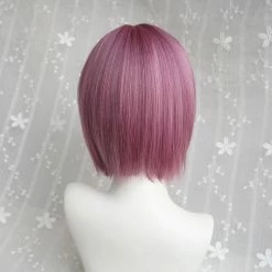Unzzy HOT SALE Purple Short Straight Wig KF9243