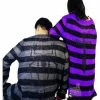 Unzzy Dark Striped Sweater KF82621 HOT SALE