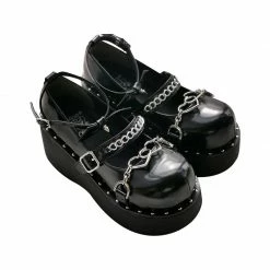 Unzzy Punk Platform Shoes KF82096 HOT SALE