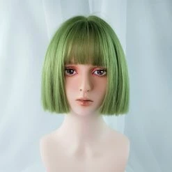 Unzzy HOT SALE Green Harajuku Wigs KF8402 8 Unzzy HOT SALE Green Harajuku Wigs KF8402