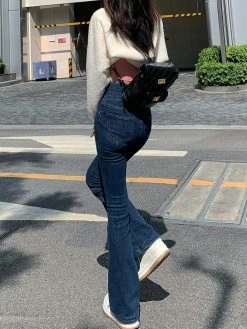 Unzzy Flared Jeans KF82578 HOT SALE