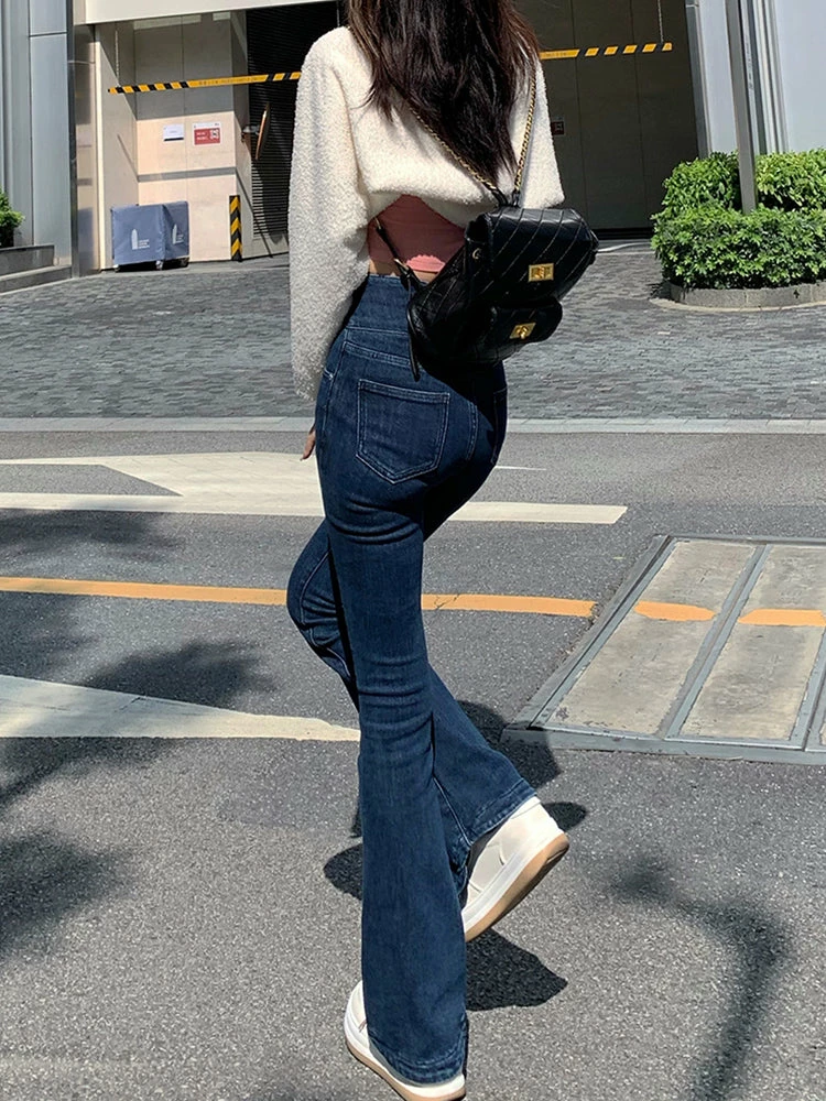 Unzzy Flared Jeans KF82578 HOT SALE 2 Unzzy Flared Jeans KF82578 HOT SALE