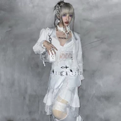 Unzzy HOT SALE Fashion Punk Skirt KF82013