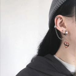 Unzzy HOT SALE Ulzzang Chain Earrings KF81428