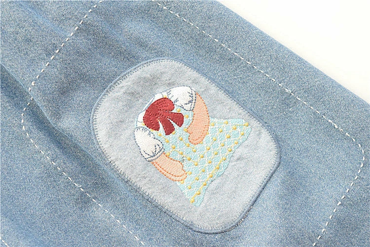 Unzzy HOT SALE Cartoon Embroidered Jeans KF9320 3 Unzzy HOT SALE Cartoon Embroidered Jeans KF9320