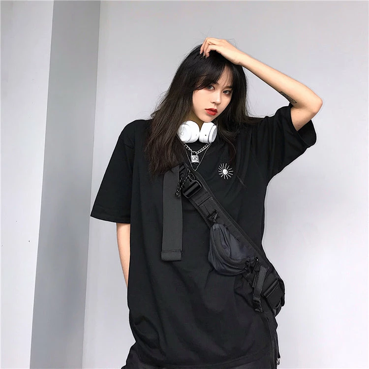 Unzzy Sun Embroidery T-shirt KF90785 HOT SALE 3 Unzzy Sun Embroidery T-shirt KF90785 HOT SALE