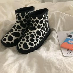 Unzzy HOT SALE Cow Snow Boots KF81745