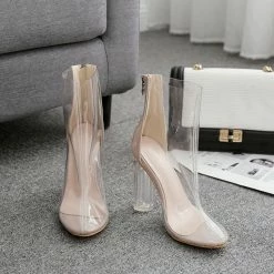 Unzzy Transparent High Heels KF90322 HOT SALE 9 Unzzy Transparent High Heels KF90322 HOT SALE