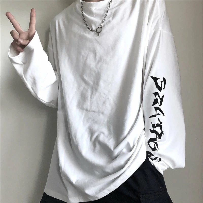 Unzzy Hip Hop Loose Long Sleeves KF82168 3 Unzzy Hip Hop Loose Long Sleeves KF82168