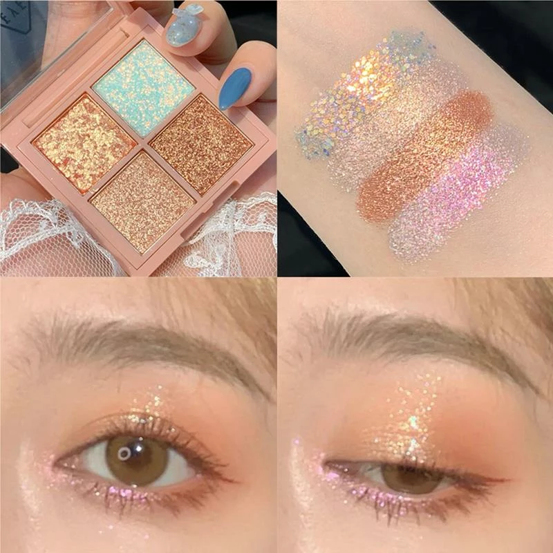 Unzzy Sparkling 4-color Eye Shadow MK0032 Beauty 3 Unzzy Sparkling 4-color Eye Shadow MK0032 Beauty