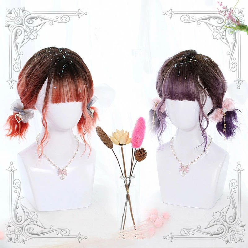 Unzzy Harajuku Short Roll Wig KF90725 HOT SALE 2 Unzzy Harajuku Short Roll Wig KF90725 HOT SALE