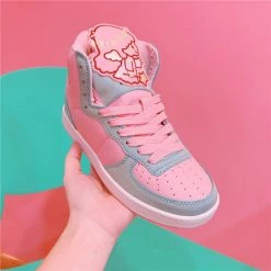 Unzzy Cute Macaron Pink Shoes KF81048 HOT SALE 23 Unzzy Cute Macaron Pink Shoes KF81048 HOT SALE