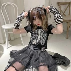 Unzzy Dark Punk T-Shirt KF82827 HOT SALE