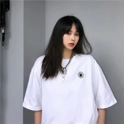 Unzzy Sun Embroidery T-shirt KF90785 HOT SALE 8 Unzzy Sun Embroidery T-shirt KF90785 HOT SALE