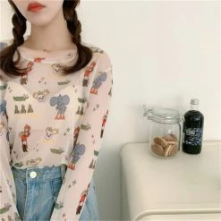 Unzzy HOT SALE Sunscreen Mesh T-shirt KF82021