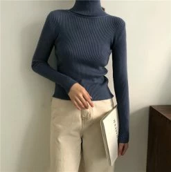 Unzzy HOT SALE Chic Turtleneck Sweater KF9416
