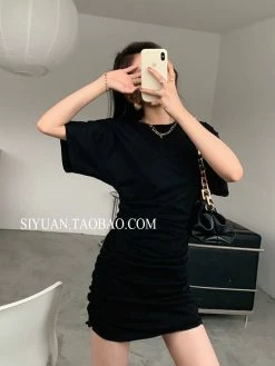 Unzzy HOT SALE Chic Short Sleeve Dress KF82780